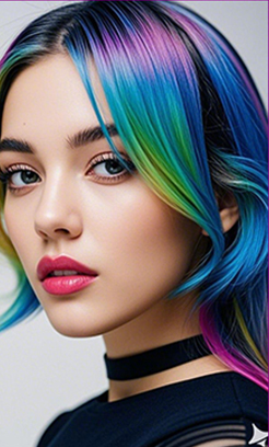 Choose your favorite color to make your hair look brand new and keep a good mood every day